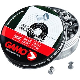 Chumbinho 4.5mm Gamo Match Diabolô com 250 unidades