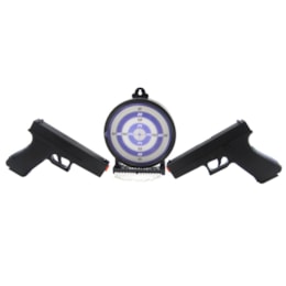 Combo c/ 2 Pistolas Airsoft V307 Rossi c/ Alvo em gel e BB's Combo c/ 2 Pistolas Airsoft V307 Rossi c/ Alvo em gel e BB's