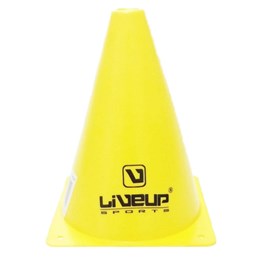 Cone para Treinamento de Agilidade 18cm Amarelo - LIVEUP LS3876/18