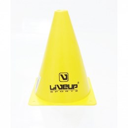 Cone para Treinamento de Agilidade 18cm Amarelo - LIVEUP LS3876/18