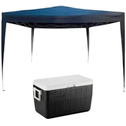 Conjunto Gazebo Articulado Asterixx Echolife e Caixa Térmica 45 Litros Coleman Conjunto Gazebo Articulado Asterixx Echolife e Caixa Térmica 45 Litros Coleman