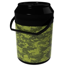 Cooler Térmico Lavita Camuflado 5,6 Litros 16 Latas com Alça de Transporte Preto Cooler Térmico Lavita Camuflado 5,6 Litros 16 Latas com Alça de Transporte Preto