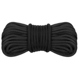 Corda Paracord 10 Metros de Sobrevivência Preto - Guepardo AF0600 Corda Paracord 10 Metros de Sobrevivência Preto - Guepardo AF0600
