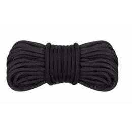 Corda Paracord 10 Metros de Sobrevivência Preto - Guepardo AF0600 Corda Paracord 10 Metros de Sobrevivência Preto - Guepardo AF0600