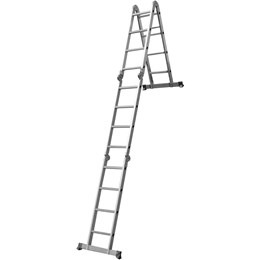 Escada Multifuncional 4x4 16 Degraus em Alumínio - MOR 005132