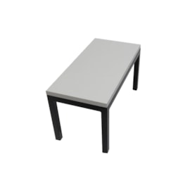 Escada Multiúso de 1 Degrau em Metalon com Base em MDF 15mm Branco Escada Multiúso de 1 Degrau em Metalon com Base em MDF 15mm Branco