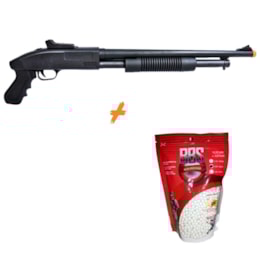 Escopeta Shotgun Airsoft CYMA ZM61 280 FPS + 2000 BB's 0,20g Escopeta Shotgun Airsoft CYMA ZM61 280 FPS + 2000 BB's 0,20g