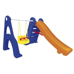 Escorregador com Balanço Xalingo Playground à Partir de 3 Anos Escorregador com Balanço Xalingo Playground à Partir de 3 Anos