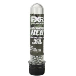 Esferas de Aço 4.5mm Fixxar 450 Unidades para Armas de Pressão Esferas de Aço 4.5mm Fixxar 450 Unidades para Armas de Pressão