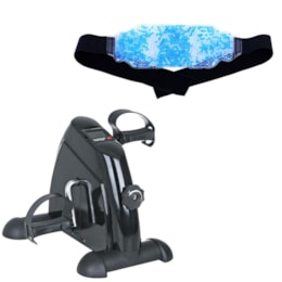 Exercitador de Pernas e Braços Mini Bike + Bolsa Térmica em Gel Acte Exercitador de Pernas e Braços Mini Bike + Bolsa Térmica em Gel Acte
