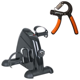 Exercitador de Pernas e Braços Mini Bike + Hand Grip com Mola Ajustável Acte Exercitador de Pernas e Braços Mini Bike + Hand Grip com Mola Ajustável Acte