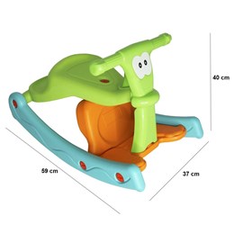 Gangorra Cadeira Infantil 2 em 1 Importway Balanço Peso Máximo 30kg