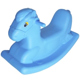 Gangorra Cavalinho Infantil Importway Balanço Brinquedo Azul Gangorra Cavalinho Infantil Importway Balanço Brinquedo Azul