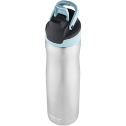 Garrafa Térmica 710 ml Contigo Autoseal Chill Iced Aqua em Aço Inox Garrafa Térmica 710 ml Contigo Autoseal Chill Iced Aqua em Aço Inox