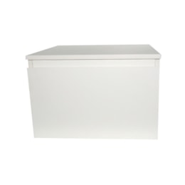 Gaveta com Fundo Falso Arrigo Móveis em MDF Branco c/ Corrediça Telescópica Gaveta com Fundo Falso Arrigo Móveis em MDF Branco c/ Corrediça Telescópica
