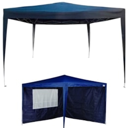 Gazebo Articulado 3 x 3 Metros Echolife Asterixx com 2 Paredes Mor Gazebo Articulado 3 x 3 Metros Echolife Asterixx com 2 Paredes Mor