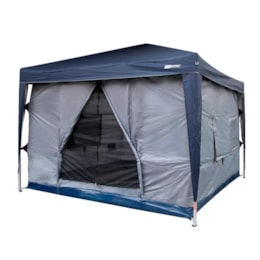 Gazebo Articulado 3 x 3 Trixx + Parede Impermeável Transform 5/6 Pessoas Nautika Gazebo Articulado 3 x 3 Trixx + Parede Impermeável Transform 5/6 Pessoas Nautika