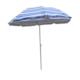 Guarda-Sol Rotony 1,60 Metros de Diâmetro Poliéster Estampado Azul Guarda-Sol Rotony 1,60 Metros de Diâmetro Poliéster Estampado Azul