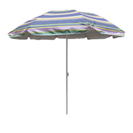 Guarda-Sol Rotony 1,60 Metros de Diâmetro Poliéster Estampado Preto com Rosa Guarda-Sol Rotony 1,60 Metros de Diâmetro Poliéster Estampado Preto com Rosa