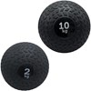 Kit 2 Slam Ball Bola de Peso 2 e 10 kg ZStorm para Crossfit Preto