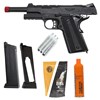 Kit Airsoft 1911 + Magazine + Cartucho Green Gás + 3 Cilindro CO2 + 4Mil BB's
