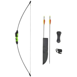 Kit Arco e Flecha Recurvo 18 Libras em Fibra de Vidro - Man Kung MK-RB015 Kit Arco e Flecha Recurvo 18 Libras em Fibra de Vidro - Man Kung MK-RB015