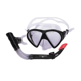 Kit de Mergulho com Máscara de Lente Dupla e Respirador Thai - Nautika 480780 Kit de Mergulho com Máscara de Lente Dupla e Respirador Thai - Nautika 480780