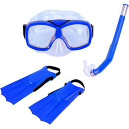 Kit Infantil de Mergulho e Snorkel Azul Divers - Nautika 113400 Kit Infantil de Mergulho e Snorkel Azul Divers - Nautika 113400