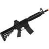 Kit Rifle Airsoft CyberGun M4A1 Colt 361 fps AEG Preto + 10 Alvos de Papel para Airsoft