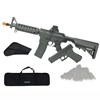 Kit Rifle Airsoft M4RIS + Pistola V307 + Capa + Coldre + 2000 BBs