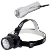 Lanterna de Cabeça Recarregável Bivolt Fenix + Mini Lanterna 9 LEDs Nautika