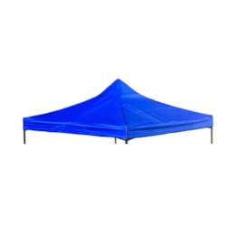 Lona Teto para Gazebo Articulado 3x3 Metros Rotony 1514 em Poliéster Azul Lona Teto para Gazebo Articulado 3x3 Metros Rotony 1514 em Poliéster Azul