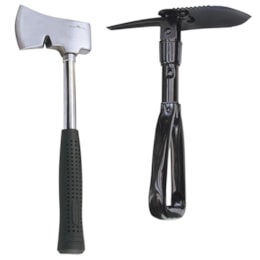Machado em Aço Inox Dan + Pá Dobrável com Picareta Nautika Machado em Aço Inox Dan + Pá Dobrável com Picareta Nautika