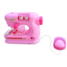 Máquina de Costura Infantil Mini Ateliê Rosa Claro Importway Máquina de Costura Infantil Mini Ateliê Rosa Claro Importway