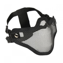 Máscara Meia-face com Tela e Alça Regulável para Airsoft Tático Máscara Meia-face com Tela e Alça Regulável para Airsoft Tático