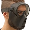 Máscara Tática de Proteção Airsoft Ajustável Lente em Policarbonato