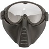 Máscara Tática de Proteção Airsoft Ajustável Lente em Policarbonato