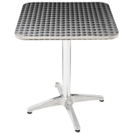Mesa 4 Lugares em Alumínio Quadrada 60cm - MOR 009112 Mesa 4 Lugares em Alumínio Quadrada 60cm - MOR 009112