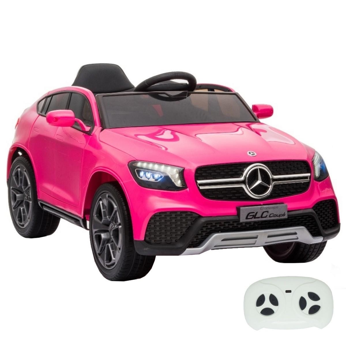 Mini Carro Elétrico Importway Mercedes Benz GLC Coupe Concept 12V Rosa -  Alaok