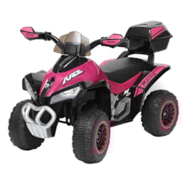 Mini Quadriciclo Elétrico Infantil Importway BW129RS Rosa 6V com Carregador Mini Quadriciclo Elétrico Infantil Importway BW129RS Rosa 6V com Carregador