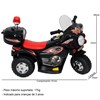 Mini Veículo Moto Police Infantil BW002-P Preta Importway