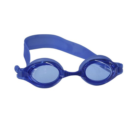 Óculos de Natação Bit Infantil com Corpo e Tiras de Silicone Azul - Nautika 500120