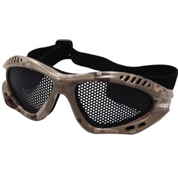 Óculos de Tela para Airsoft Kobra Tático com Cinto Ajustável Camuflado Nautika
