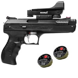 Pistola de Pressão Beeman 5,5mm 328 FPS com Red Dot + 200 Chumbinhos
