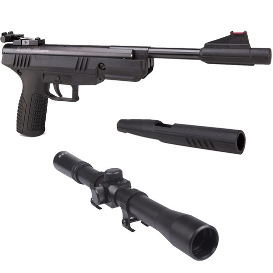 Pistola de Pressão Crosman BBP77 4.5mm Nitro com Luneta Snauzer Scope 4x20