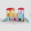 Playground Infantil Importway 3 em 1 Casinha Túnel Escorregador