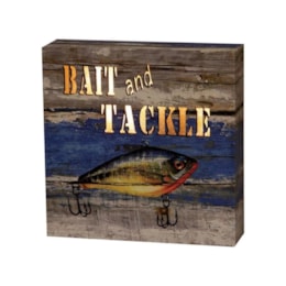 Quadro Decorativo Personalizado Nautika Isca Pesca com Luz Quadro Decorativo Personalizado Nautika Isca Pesca com Luz