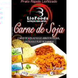 Refeição Liofilizada 1 Porção Liofoods Kit Carne de Soja ao Sugo Refeição Liofilizada 1 Porção Liofoods Kit Carne de Soja ao Sugo