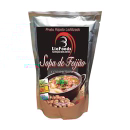 Refeição Liofilizada 1 Porção Liofoods Sopa de Feijão com Macarrão Refeição Liofilizada 1 Porção Liofoods Sopa de Feijão com Macarrão