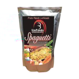 Refeição Liofilizada 1 Porções Liofoods Espaguetes com Legumes Refeição Liofilizada 1 Porções Liofoods Espaguetes com Legumes
